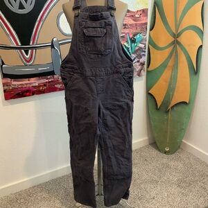 Women's Black Overalls